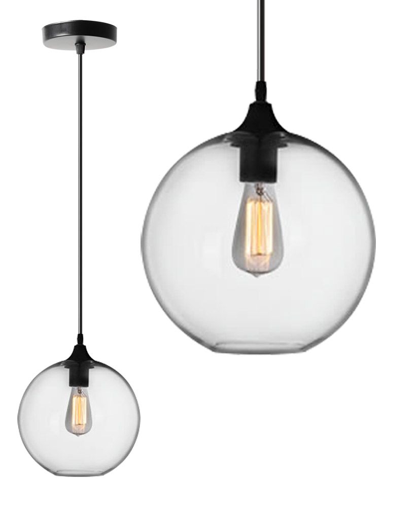 TOOLIGHT hængende loftlampe APP311-1CP Sort 20x20x20cm