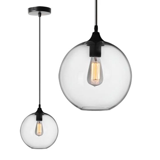 TOOLIGHT hængende loftlampe APP311-1CP Sort 20x20x20cm