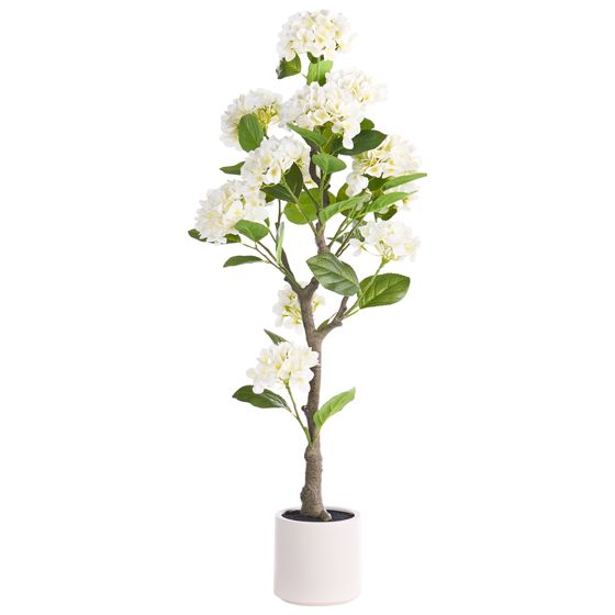 Kunstig plante HORTENSIUM 120 cm Hvid