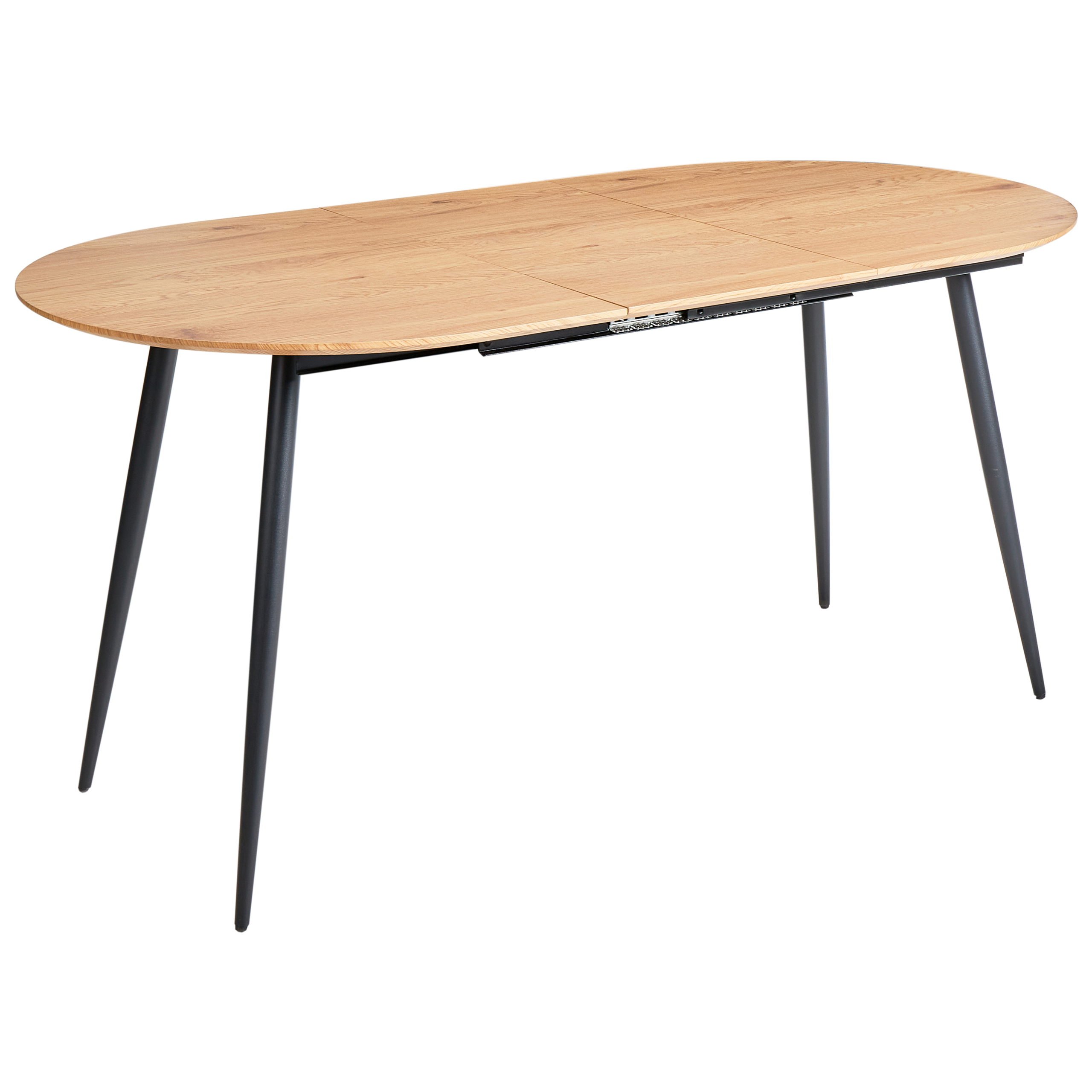 Spisebord med udtræk CLAVET Lysebrun 120/160 cm 80 cm