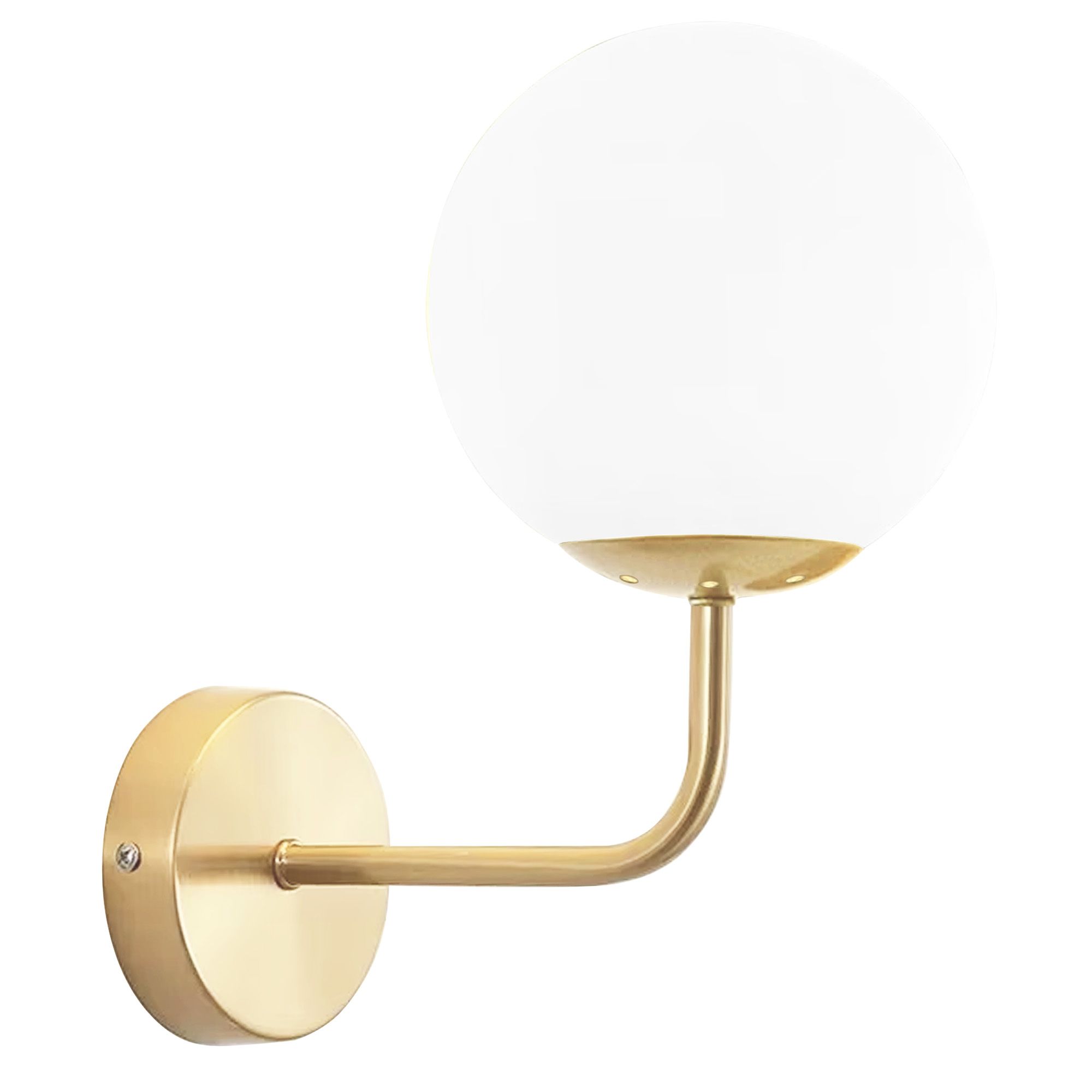 TOOLIGHT væglampe G096-1W Guld/Hvid 15x15x15cm
