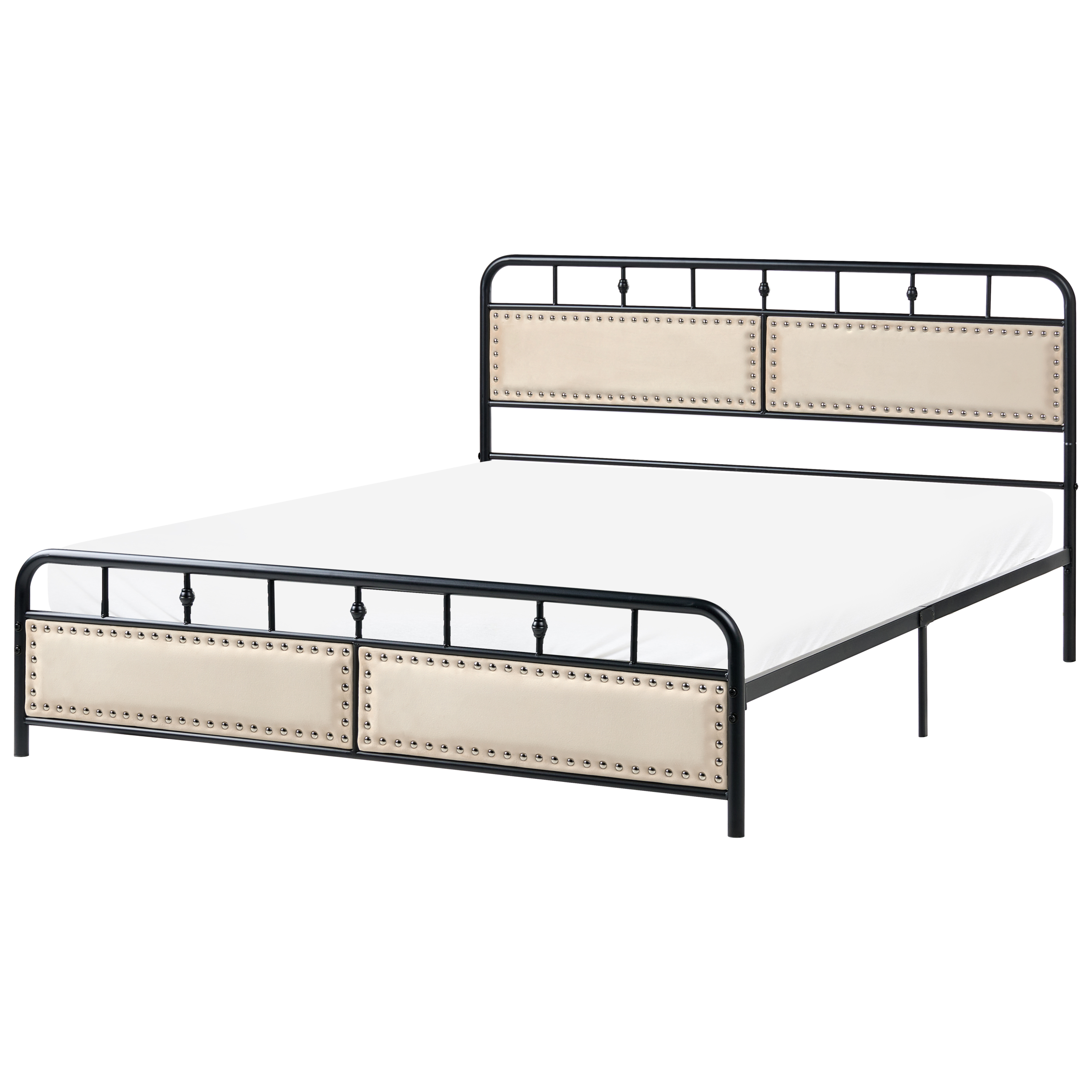 Seng Metal BREUILLET 160 x 200 cm Sort