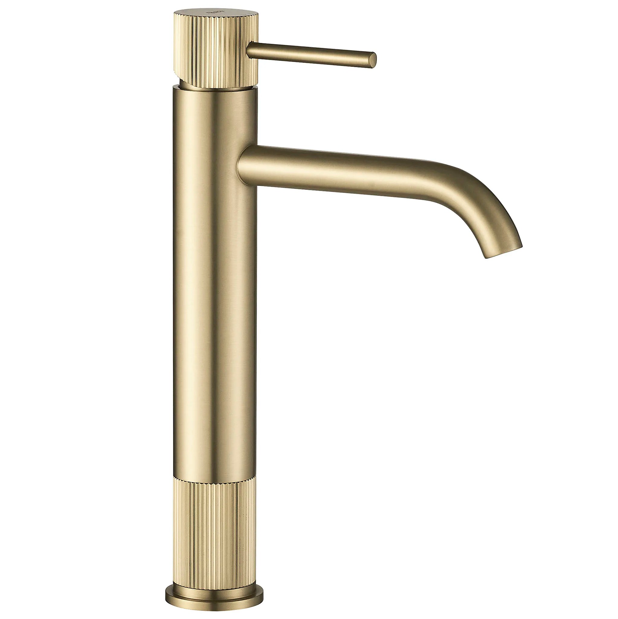 REA håndvaskarmatur Lungo Stripe Høj Børstet guld, x14x30cm