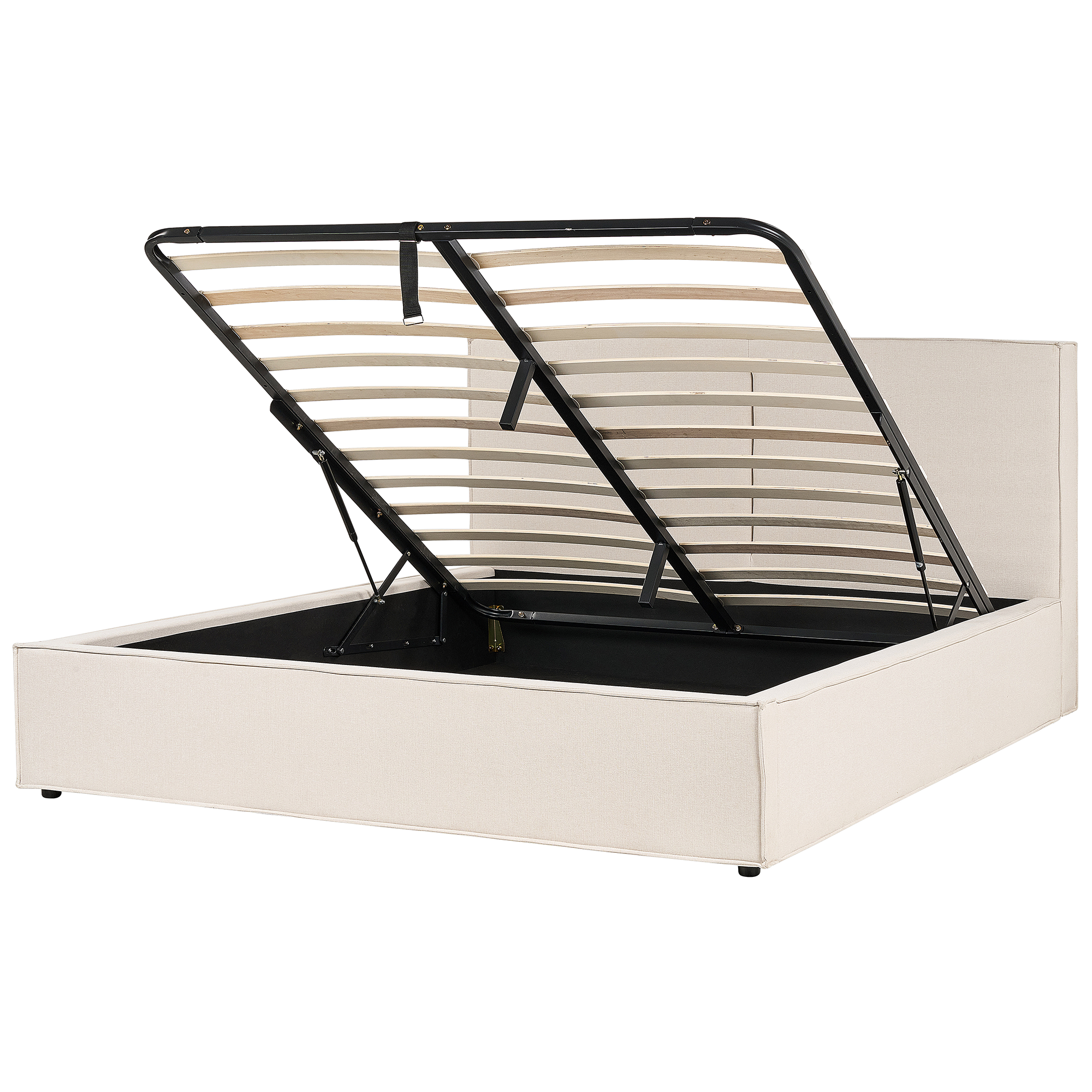 Seng med opbevaring MOISSAC Beige 180 x 200 cm