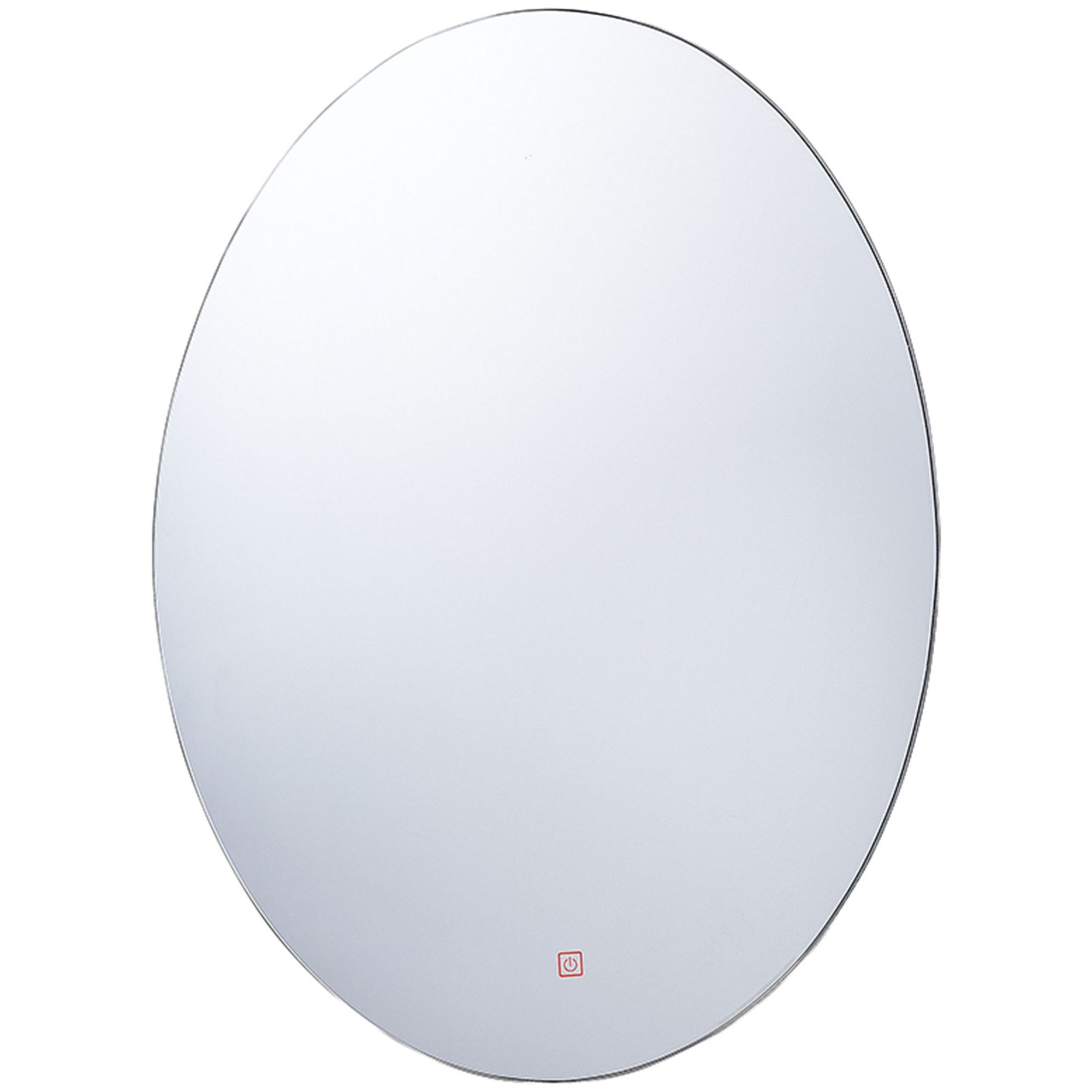 LED-badeværelsesspejl MAZILLE 60 cm 80 cm Sølv