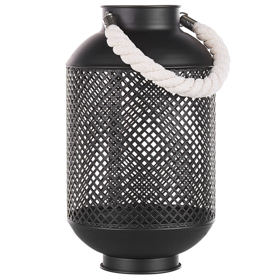 Lanterne CORON 34 cm Metal Sort