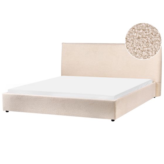 Vandseng Boucle LAVAUR 180 x 200 cm Beige