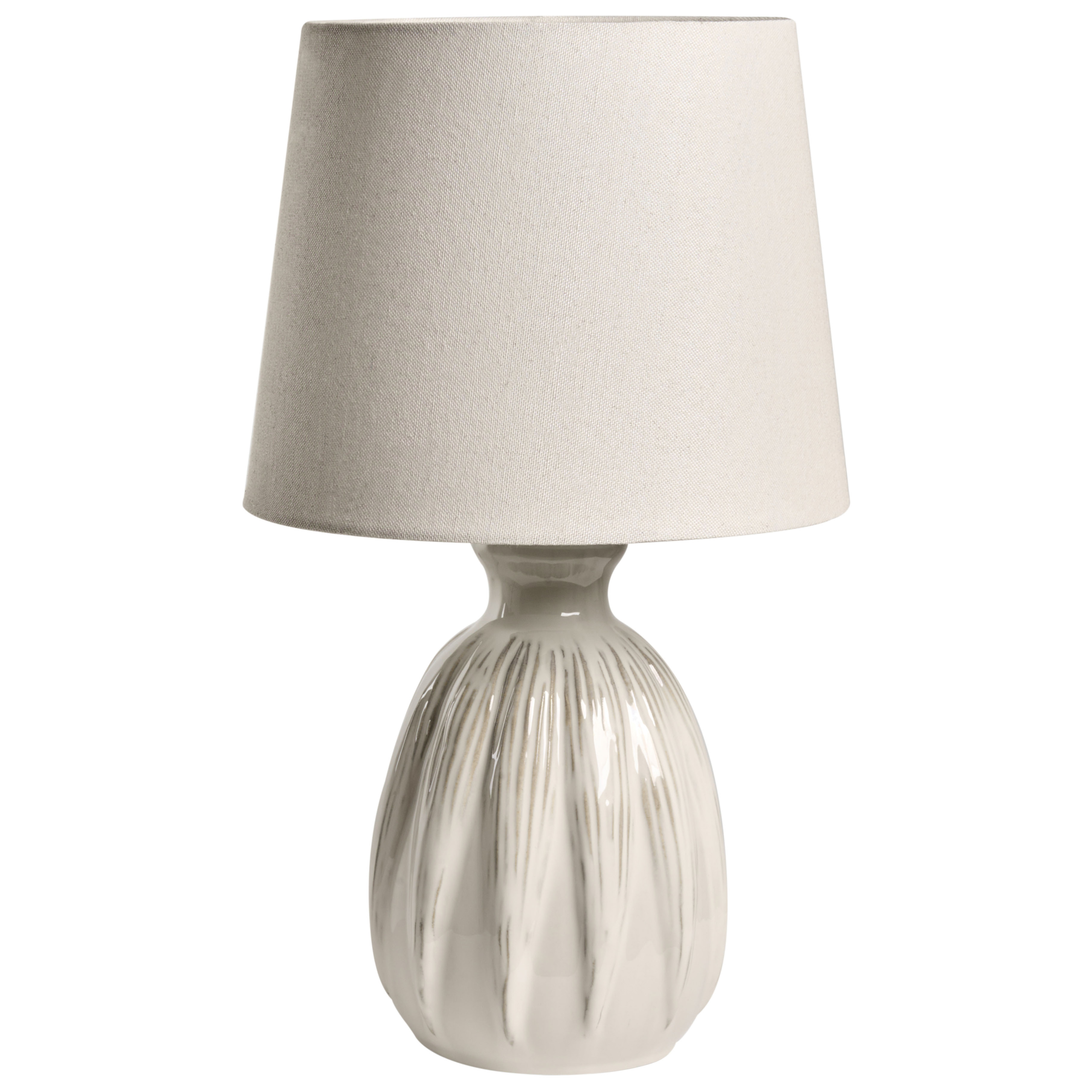 Bordlampe AGUAN Keramik Lys Beige
