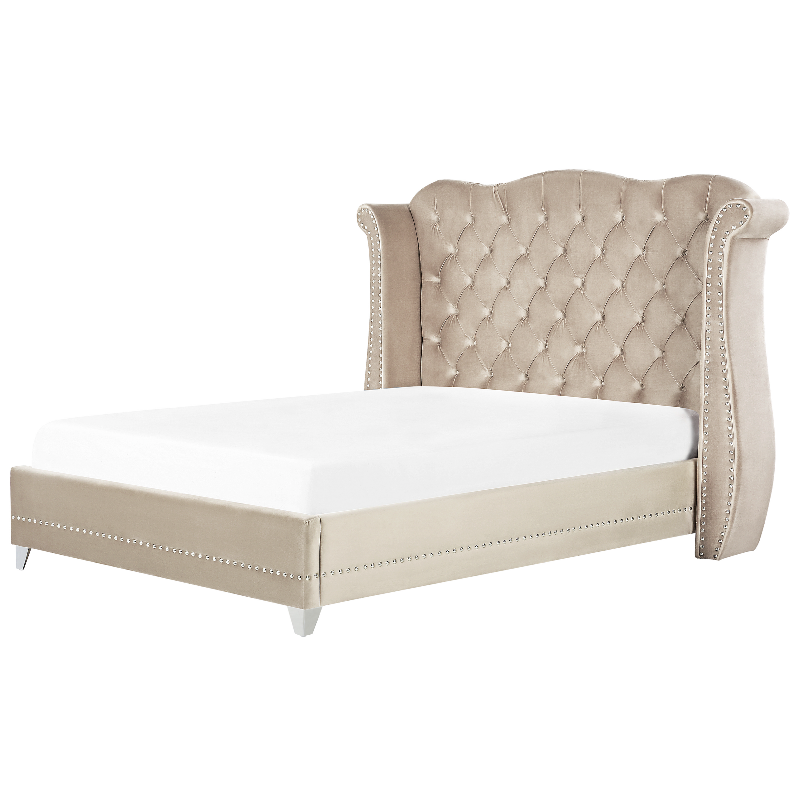 Seng Velour AYETTE 180 x 200 cm Beige
