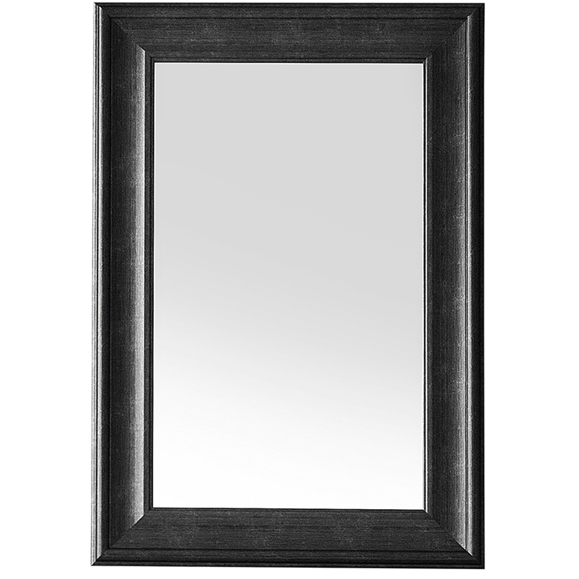 Vægspejl LUNEL 60 cm 90 cm Sort