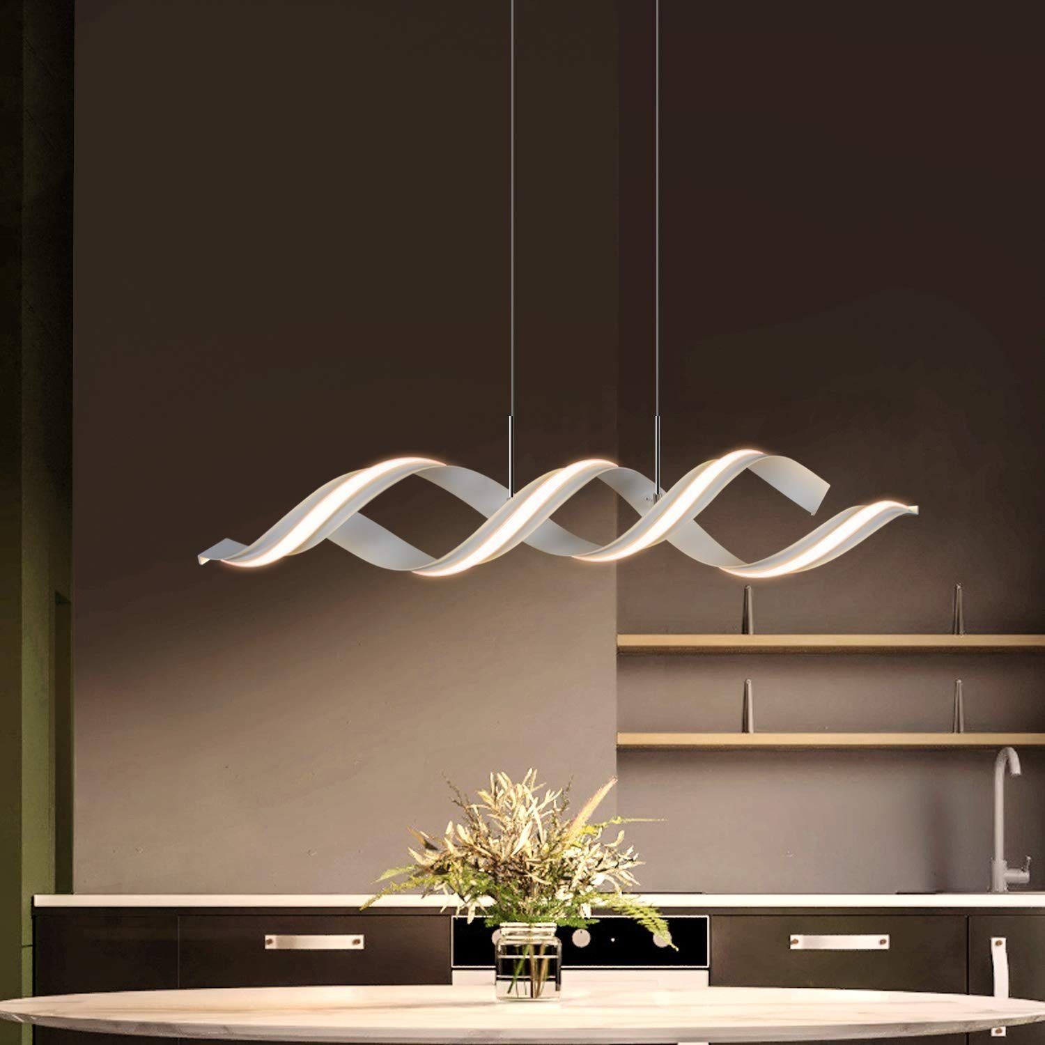 NETTLIFE Moderne pendellampe, 95 cm, design, 3000 K varm hvid, 29 W