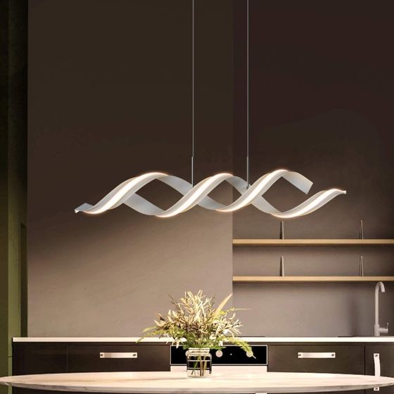 NETTLIFE Moderne pendellampe, 95 cm, design, 3000 K varm hvid, 29 W