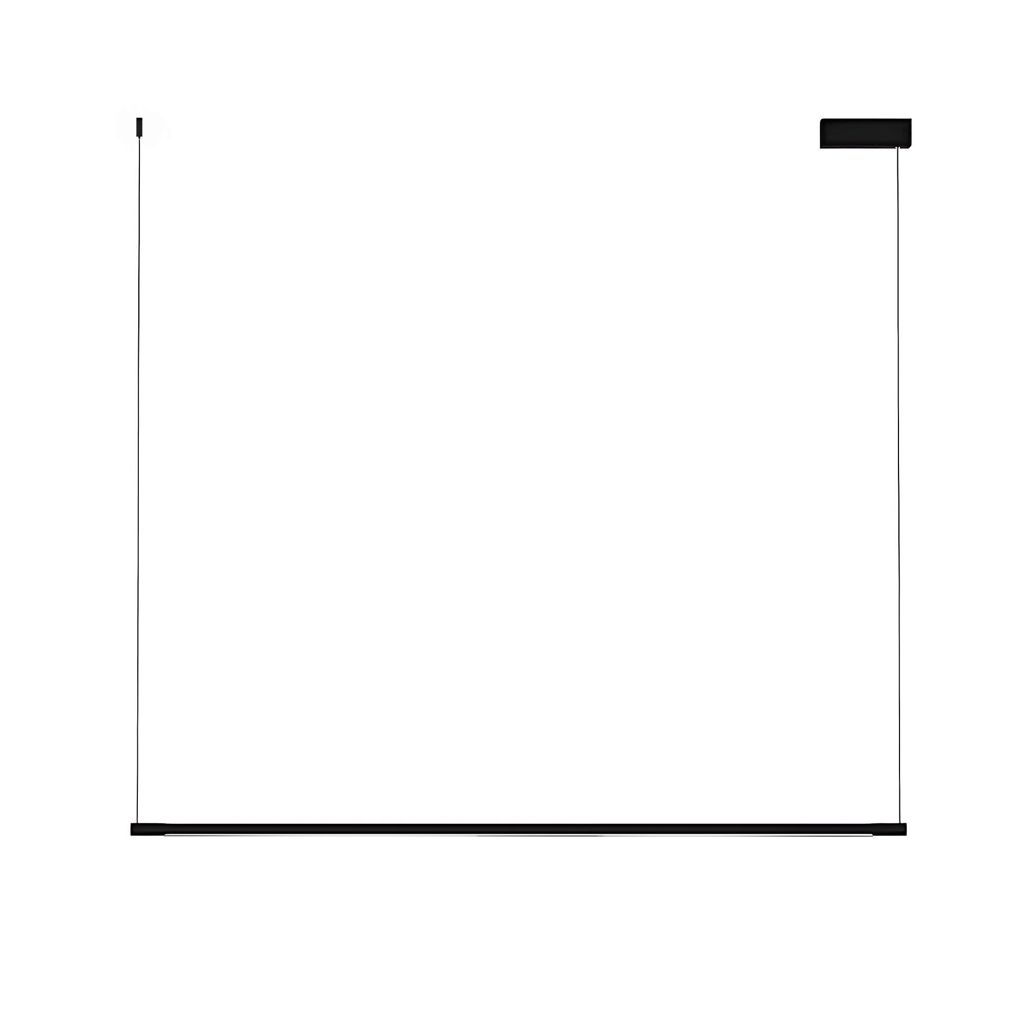 TOOLIGHT hængende loftlampe LHJ031-CP 120cm Sort 120x140x1,5cm