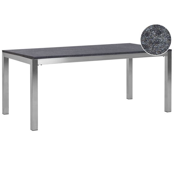 Havebord GROSSETO 180 cm 90 cm Granit Flammet Grafit