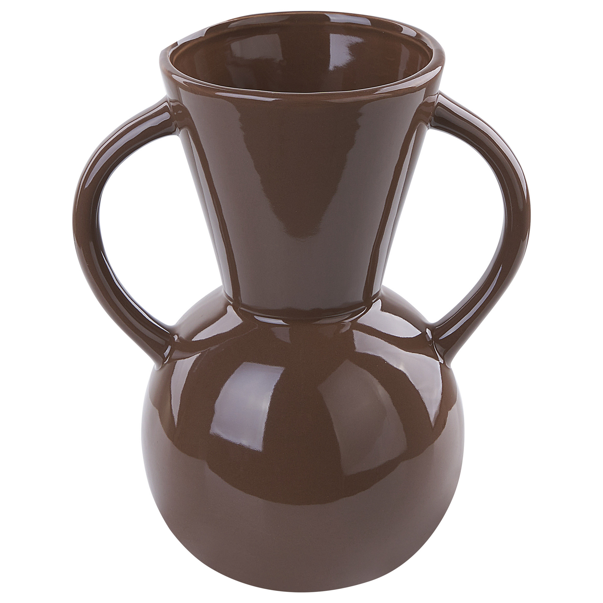 Blomstervase ORESTIADA 19 cm Keramik Brun