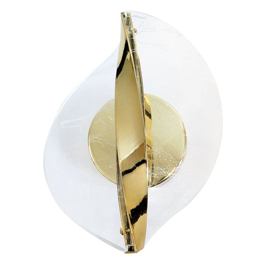 TOOLIGHT væglampe G128-W LED Guld 16x16x20cm