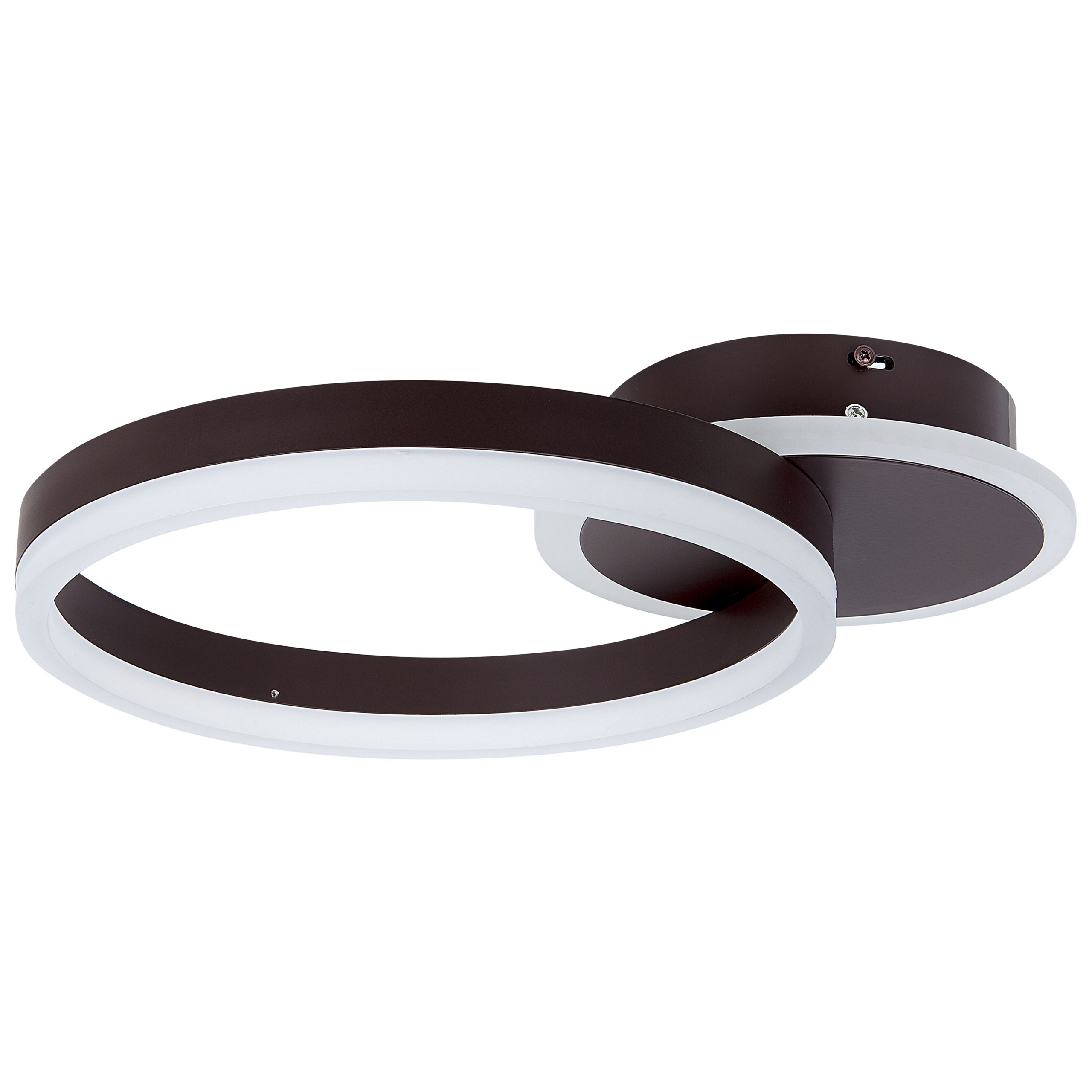 LED loftslampe GLYDE Metal Mørkebrun