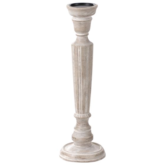 Lysestage MALLAWI 50 cm Mangotræ Lysebrun
