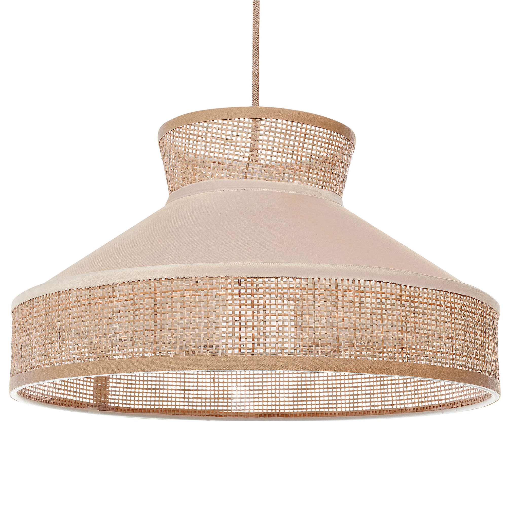 Loftlampe BATALI Rattan Beige