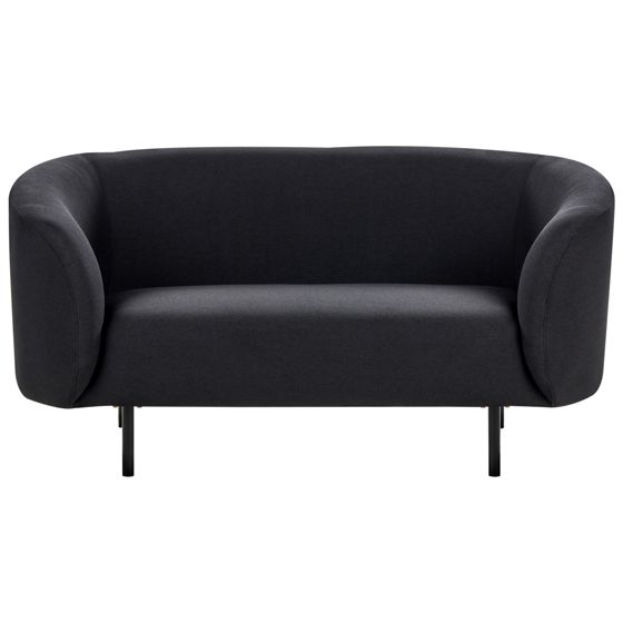 Sofa 2 personers LOEN Sort