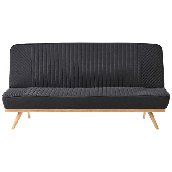 Sovesofa 2 personers KALFAFEL Sort