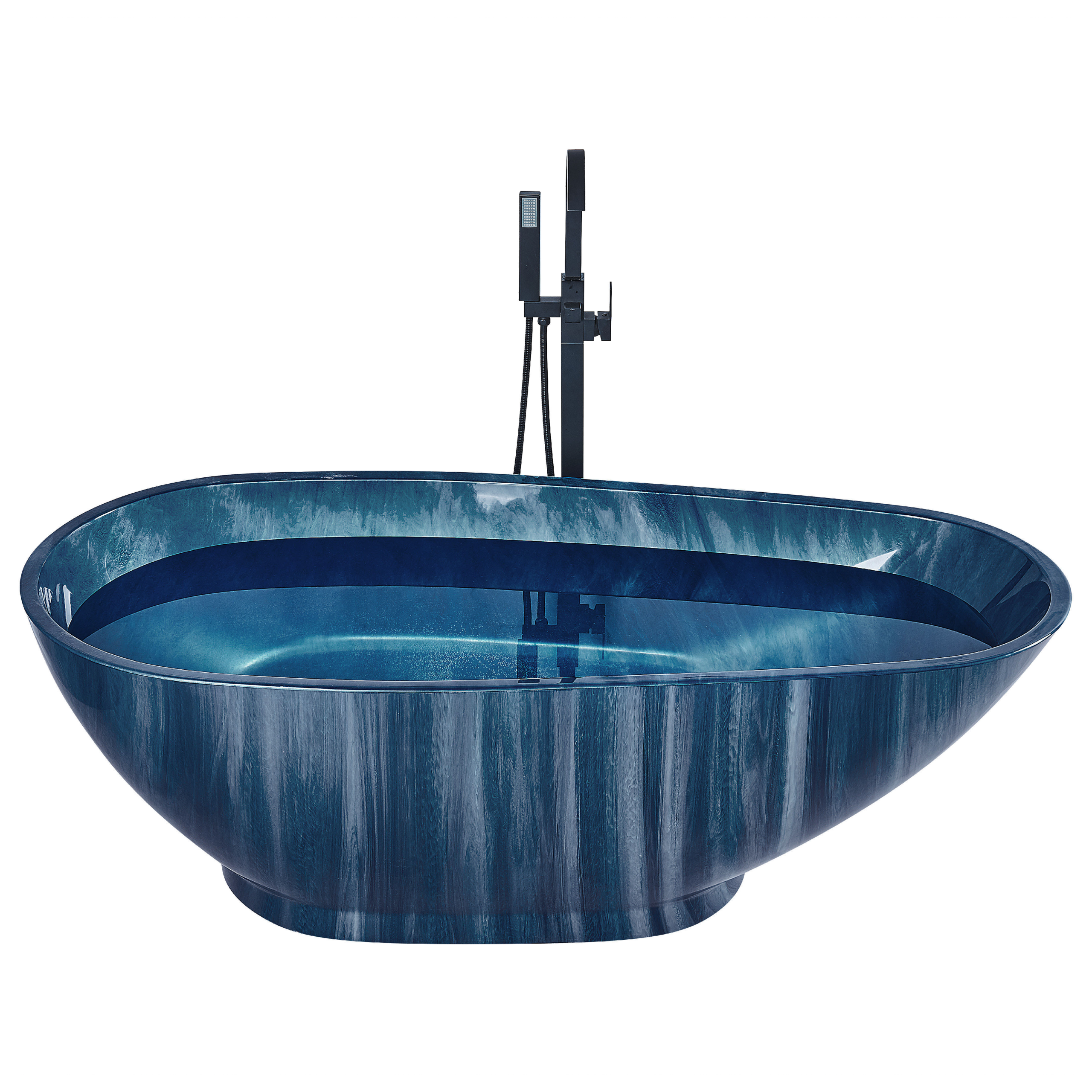 Fritstående badekar RIOJA 170 x 80 cm Navy Blå