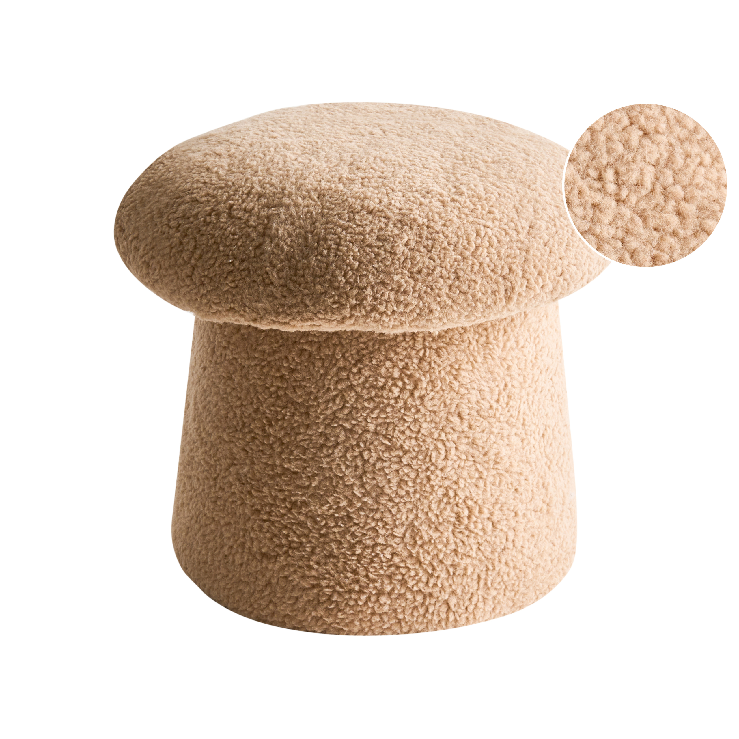 Puf EUFAULA Boucle Beige