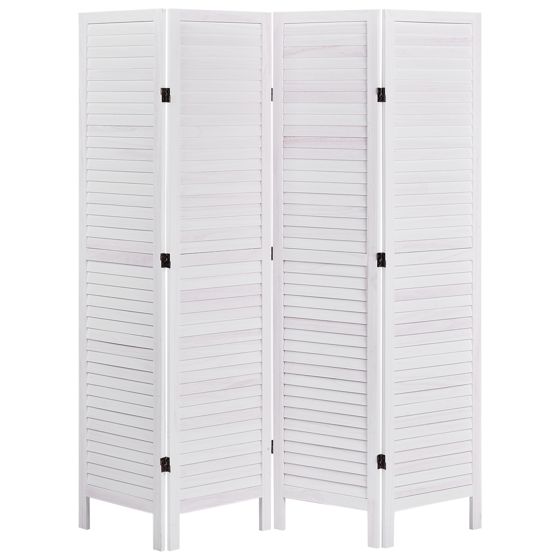 4 panelers rumdeler AVENES 163 cm 170 cm Cremehvid