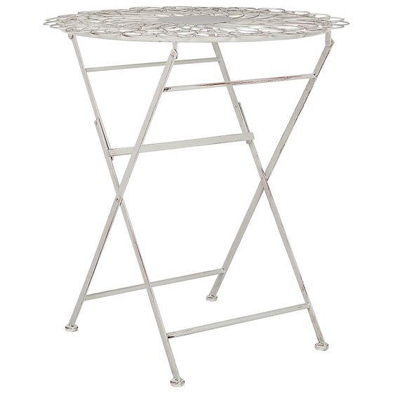 Bistro bord STIFFE 70 cm 70 cm Metal Hvid