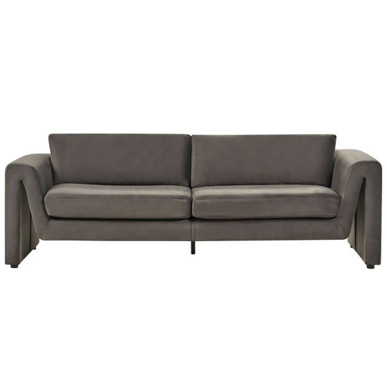 Sofa 3 personers MAUNU Velour Grafit