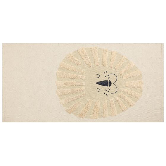 Børnetæppe BALARI Beige 80 x 150 cm Bomuld