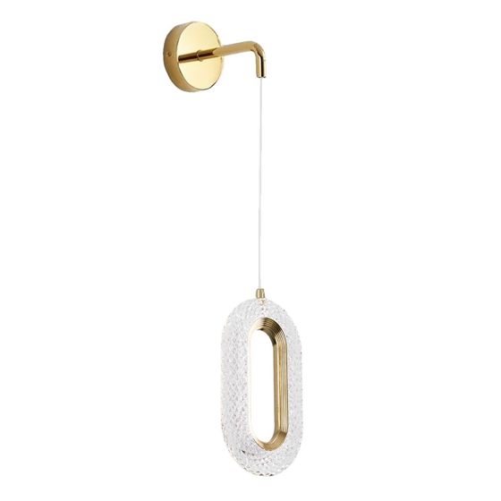 TOOLIGHT væglampe G172-W LED Guld 19x10,5x25cm