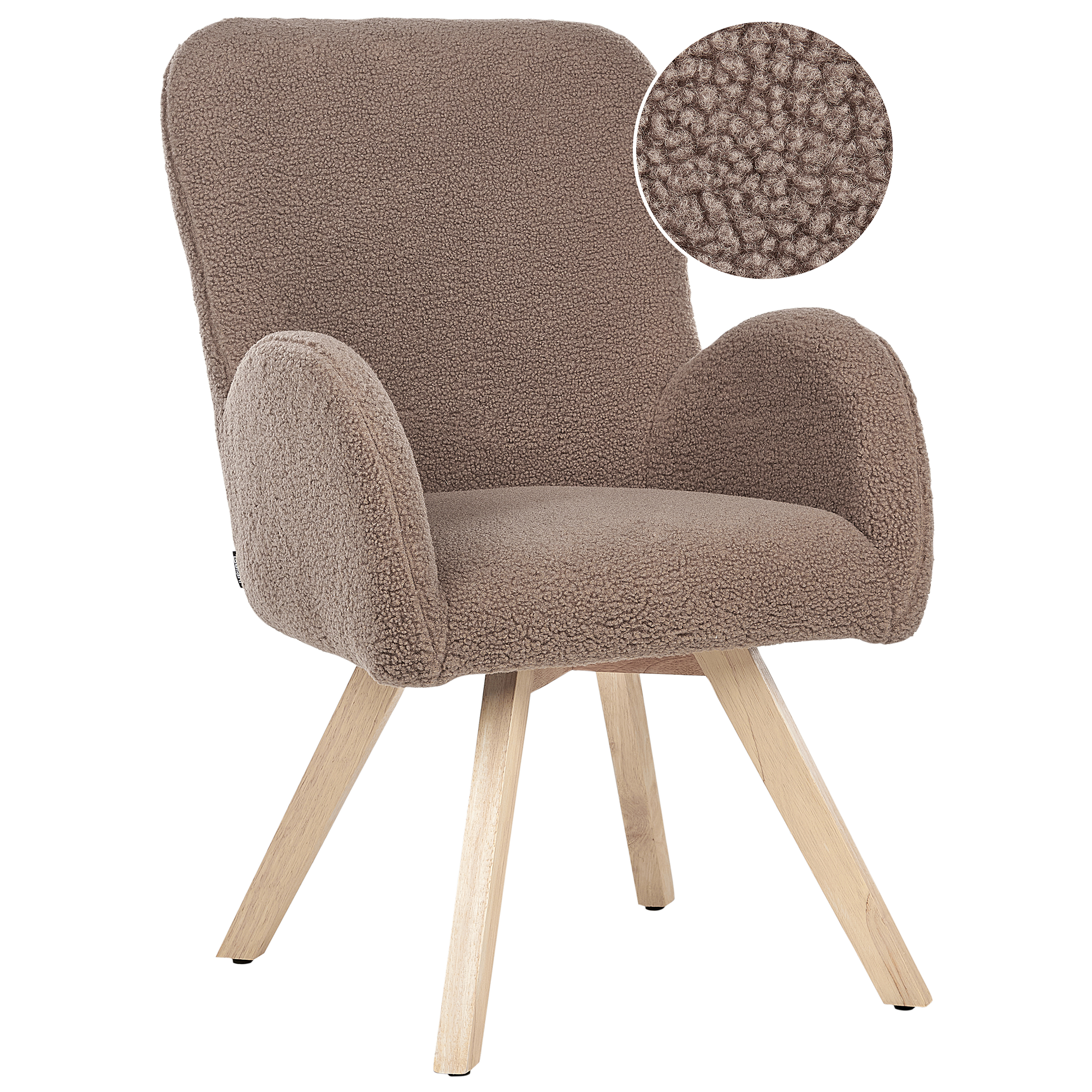 Lænestol BJARN Boucle Brun