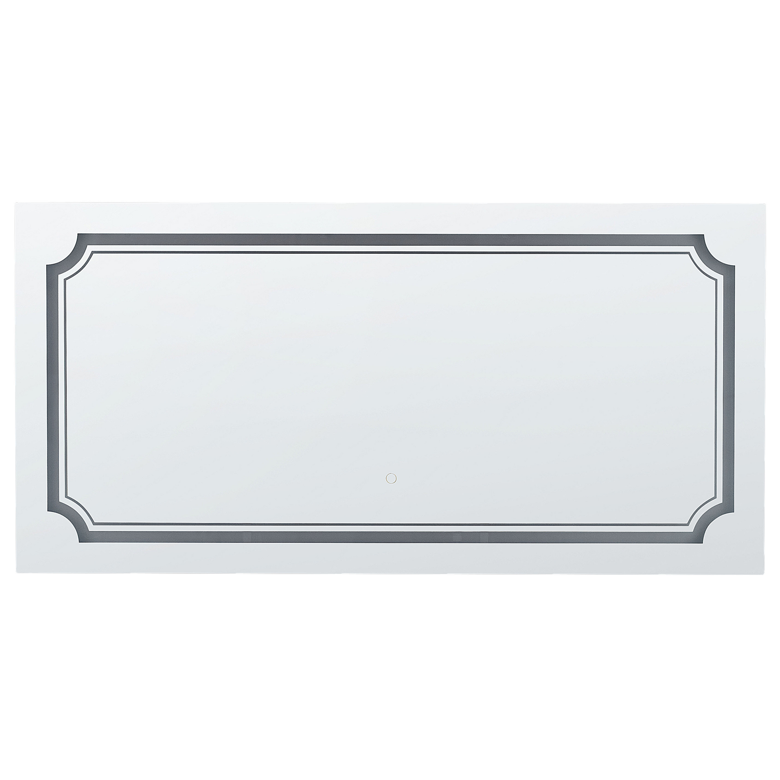 LED-badeværelsesspejl ARROMACHNES 120 cm 60 cm Sølv
