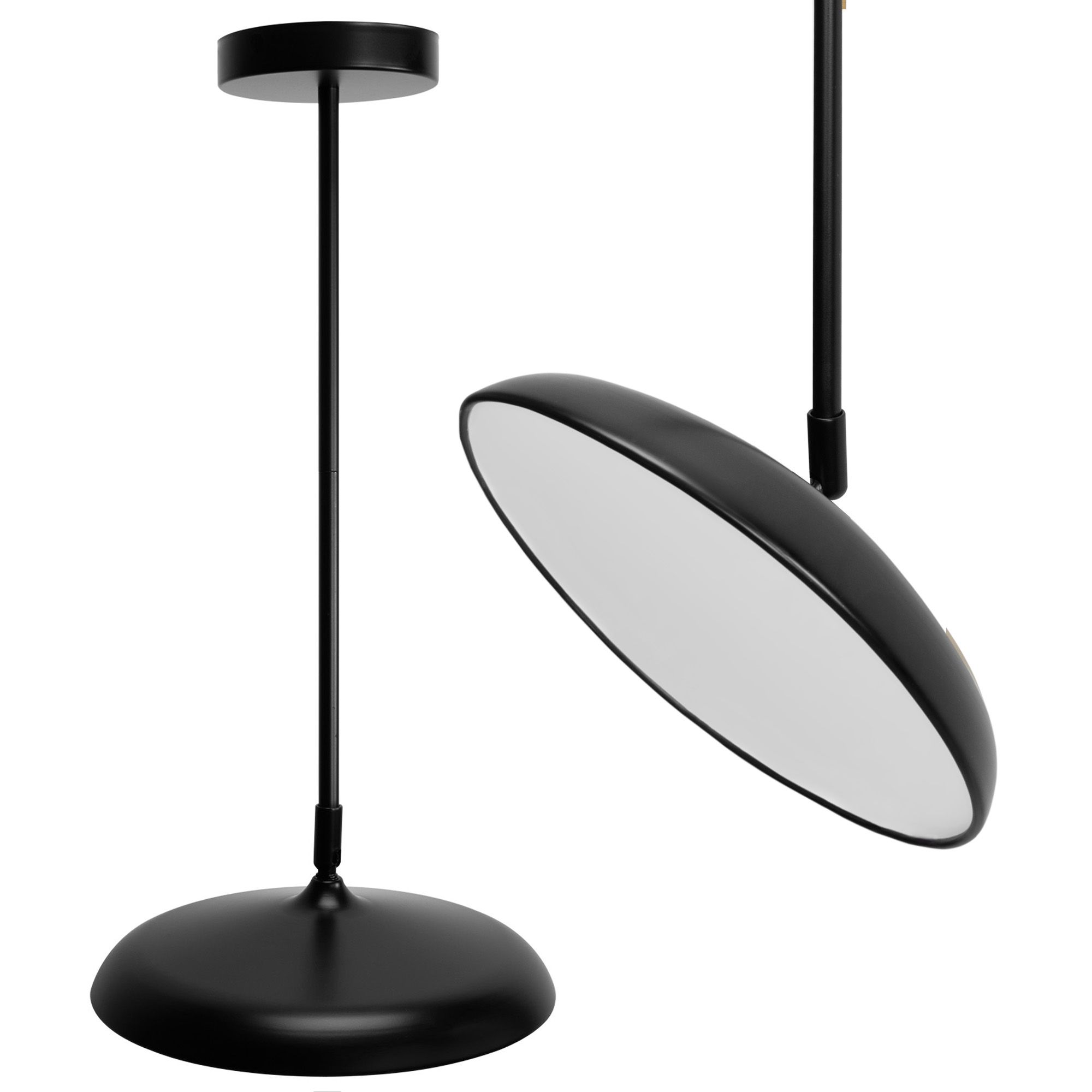 TOOLIGHT hængende loftlampe LED APP1280-CP Sort 25x25x63cm