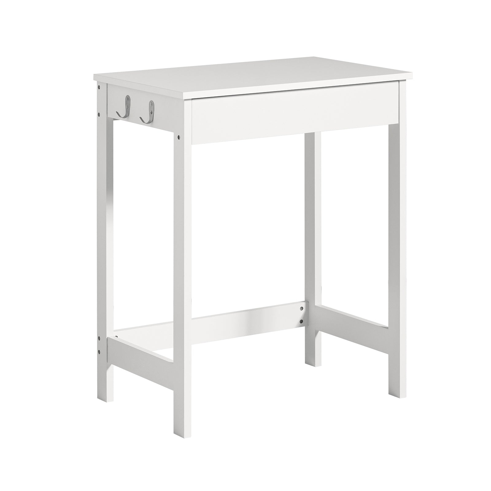 SoBuy lille skrivebord, Skrivebord, Skrivebord med skuffer FWT43-W
