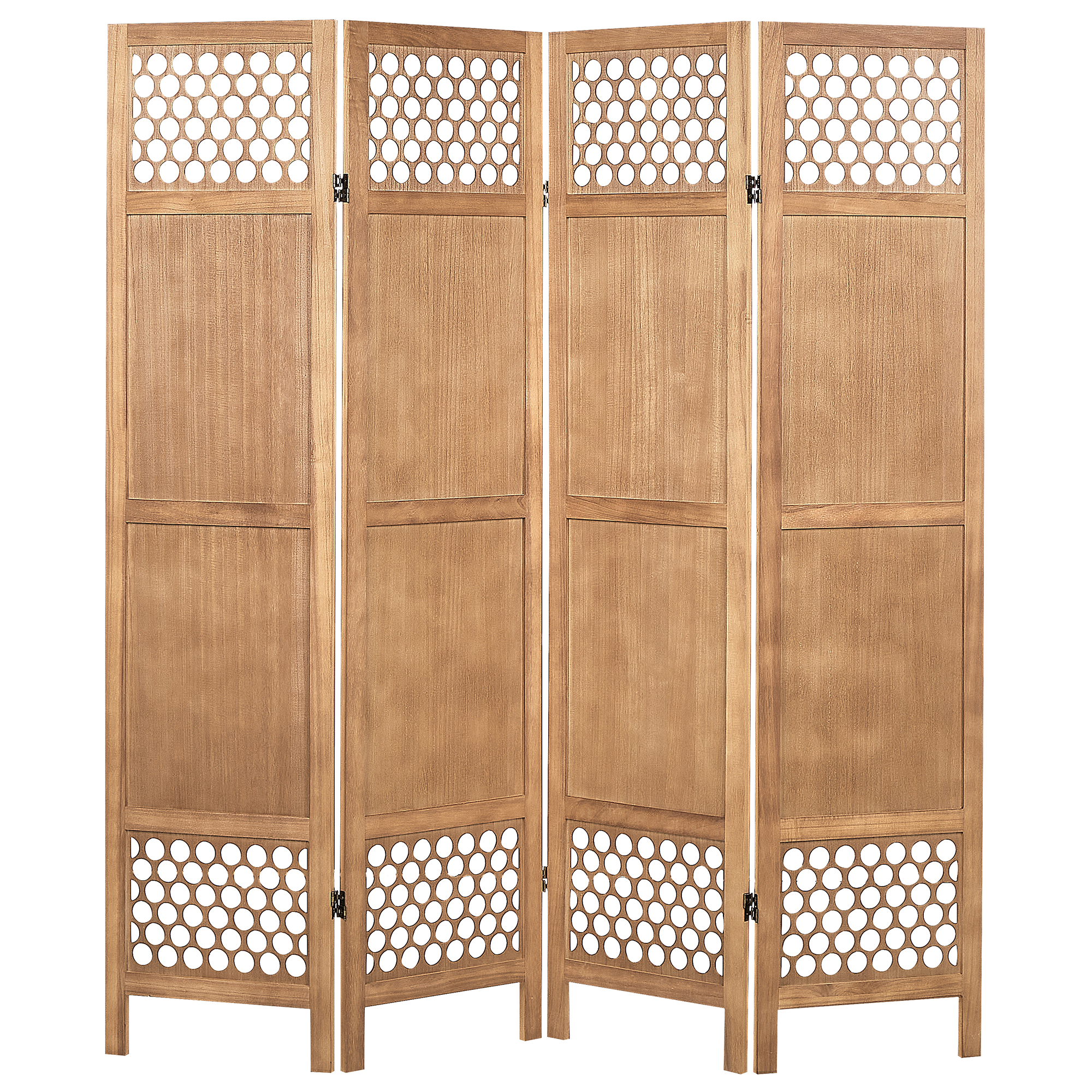 4 panelers rumdeler CERTOSA 163 cm 170 cm Lysebrun