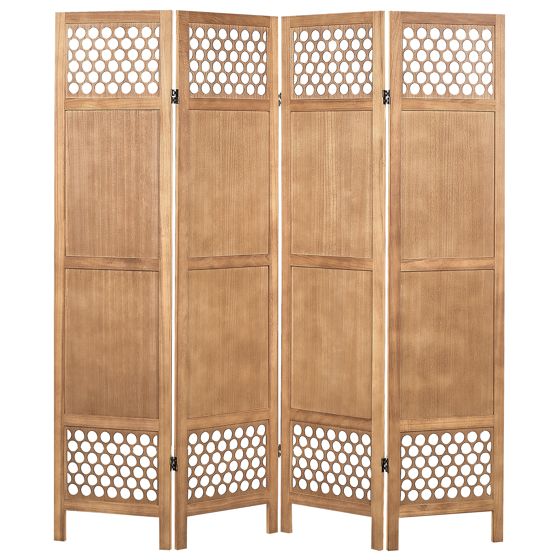 4 panelers rumdeler CERTOSA 163 cm 170 cm Lysebrun