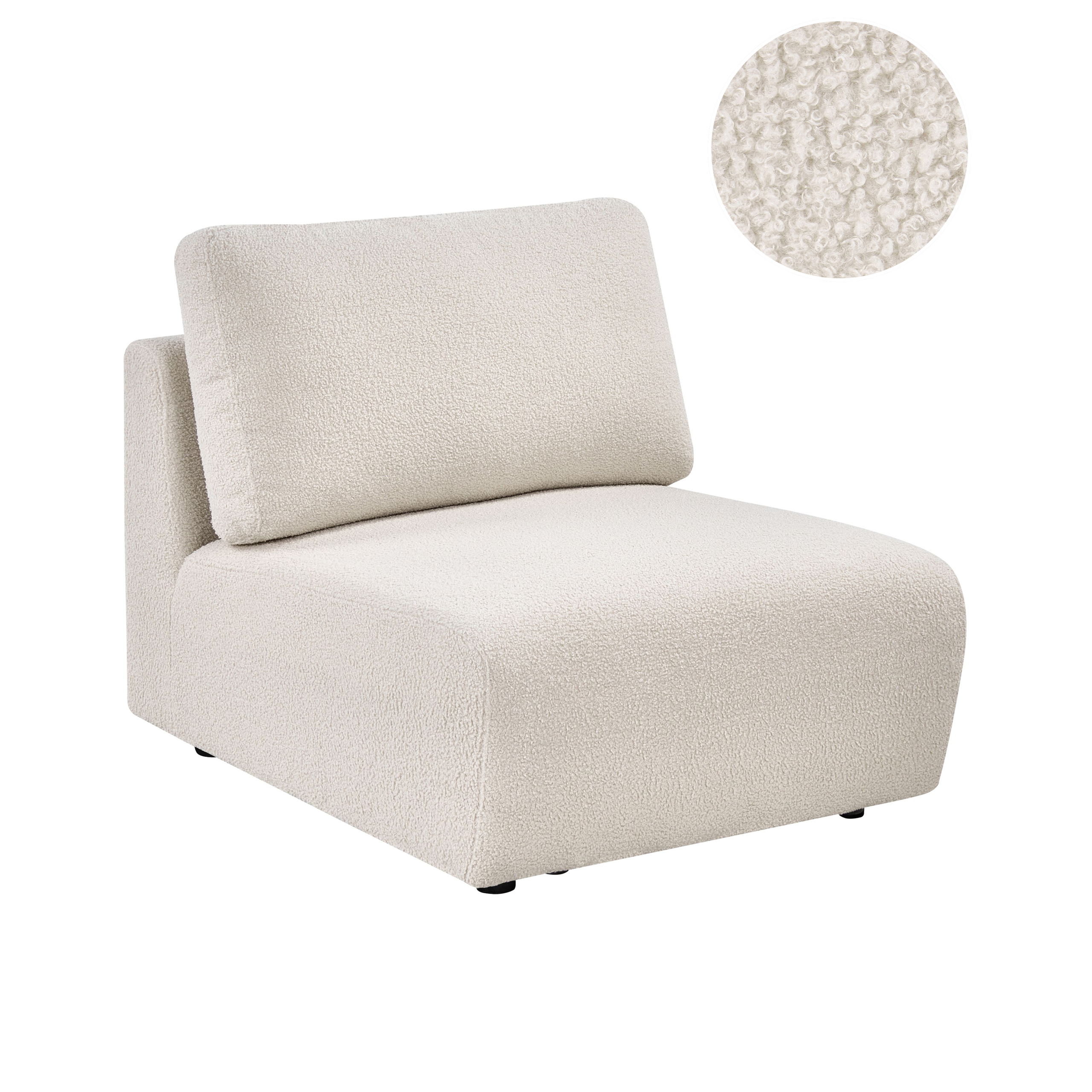Stol Modul KIVVIK Boucle Cremehvid