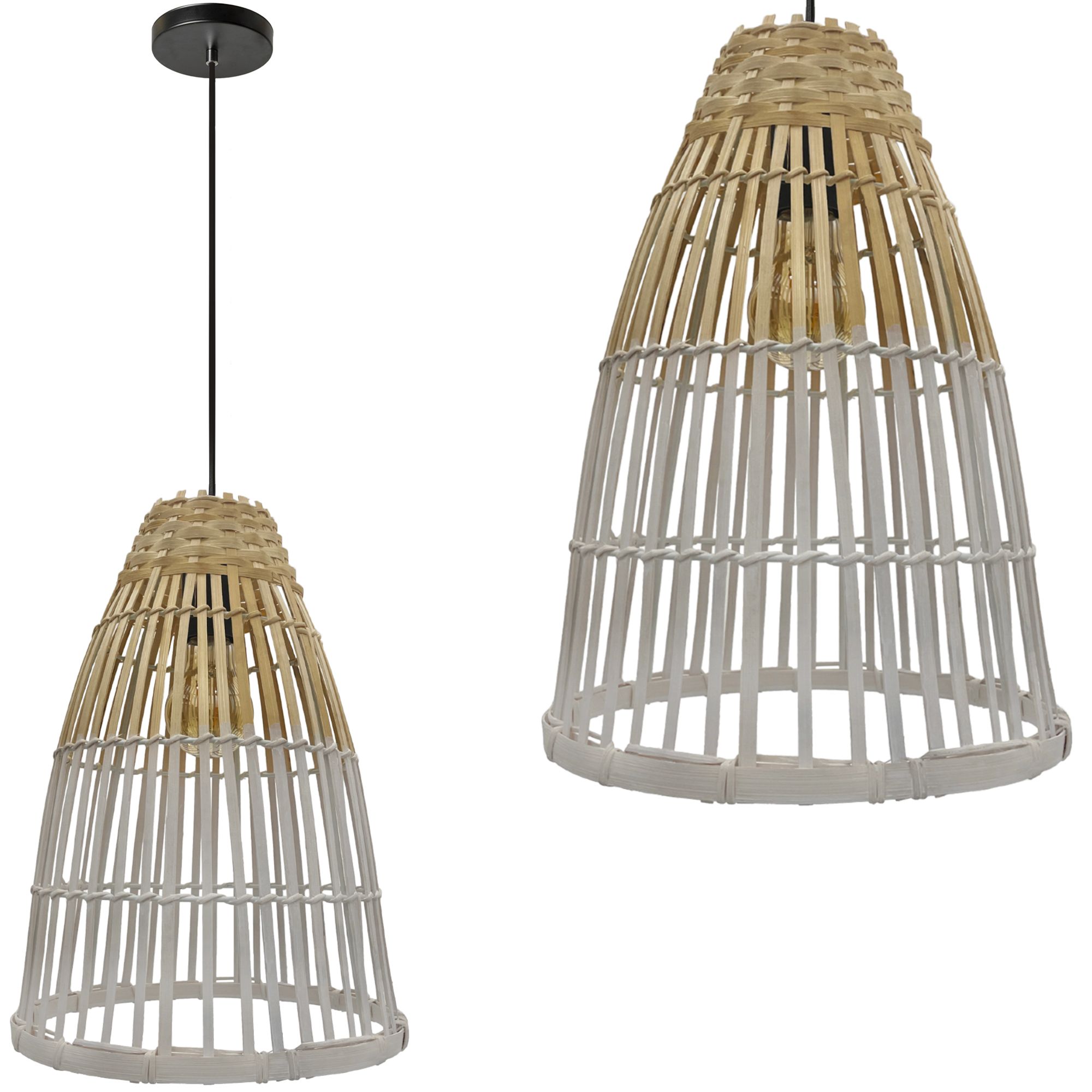 TOOLIGHT hængende loftlampe APP1329-1CP Hvid 34x25x34cm