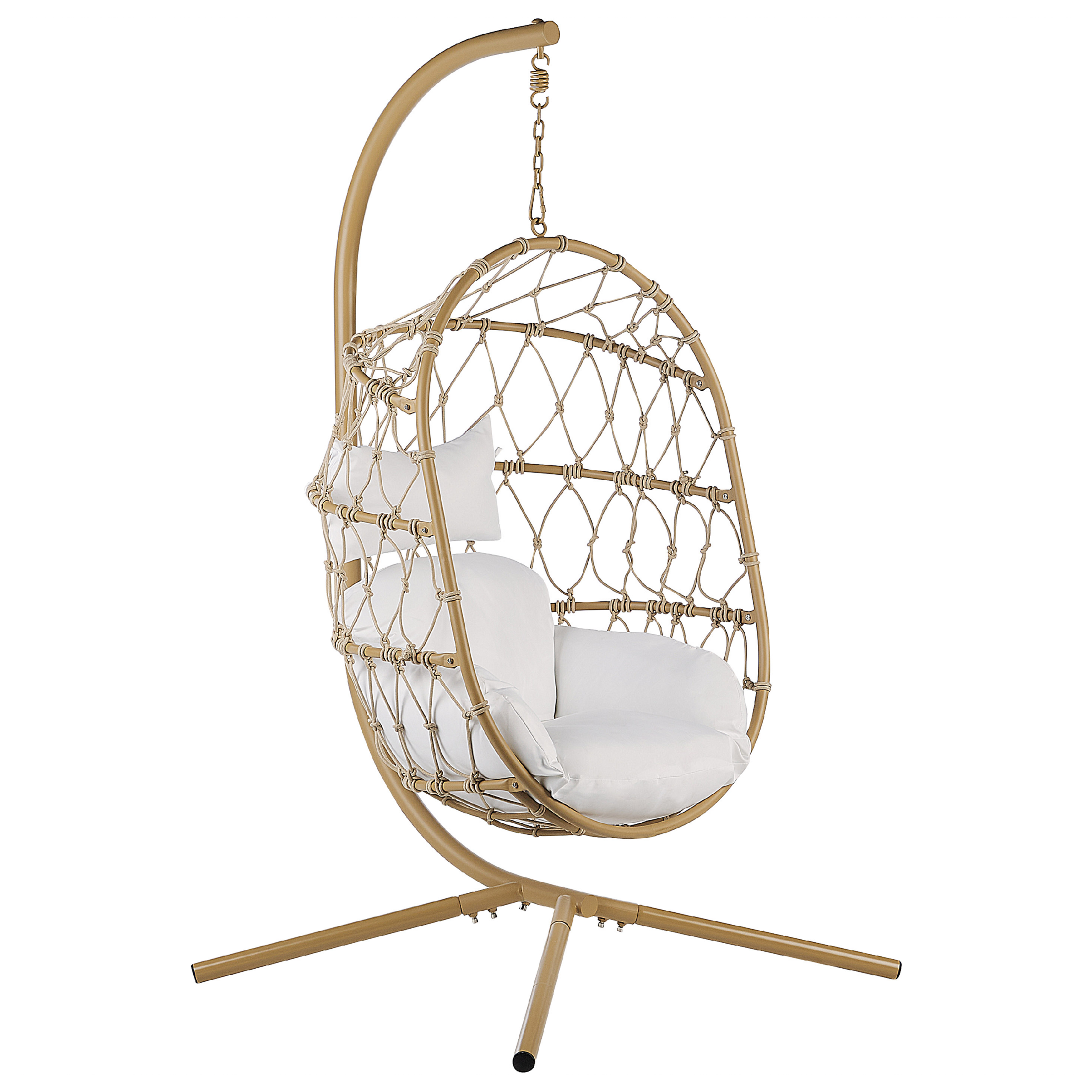 Hængestol med stativ ADRIA Metal Beige