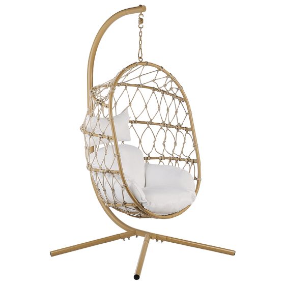 Hængestol med stativ ADRIA Metal Beige