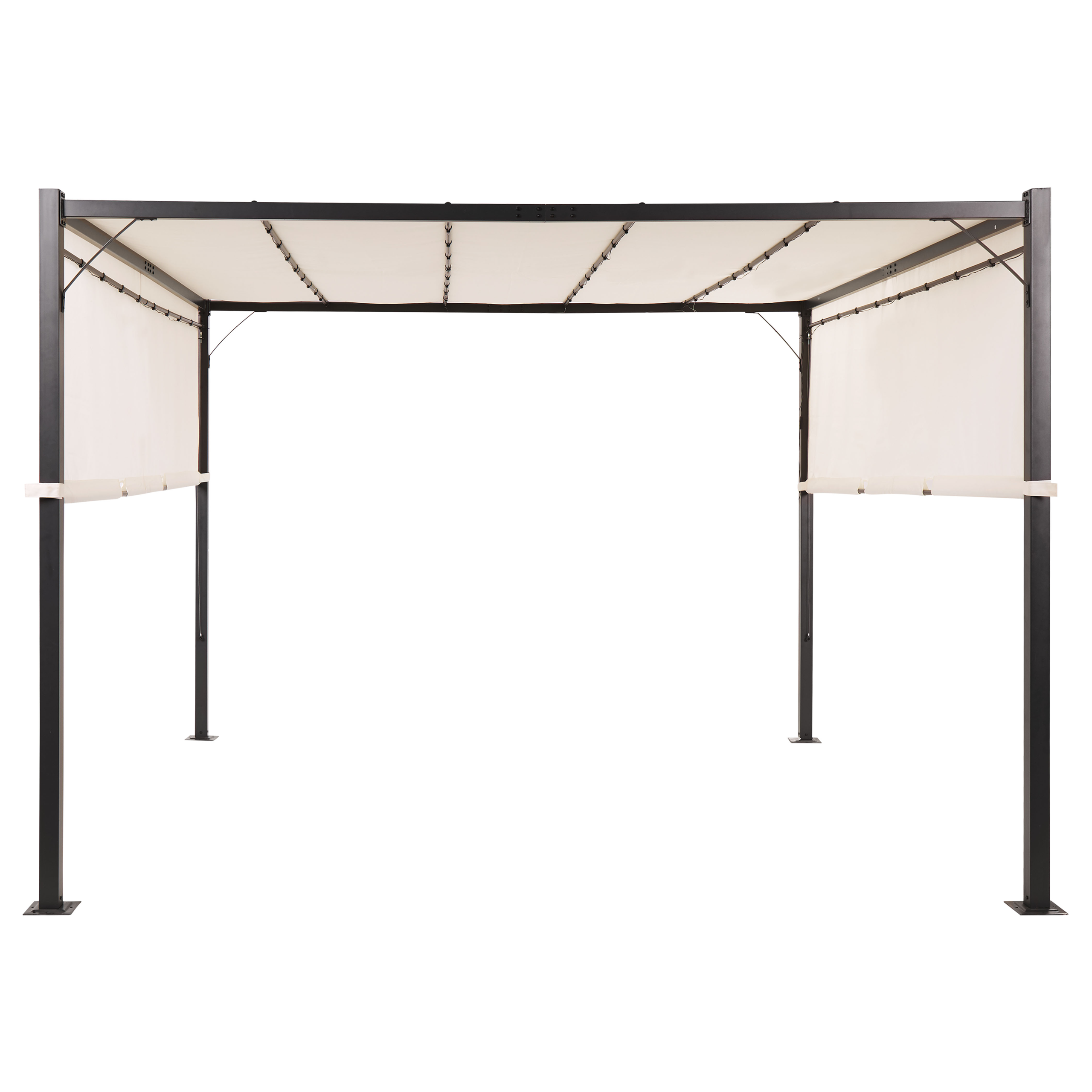 Lysthus LED PARGA 310 cm 310 cm Metal Beige