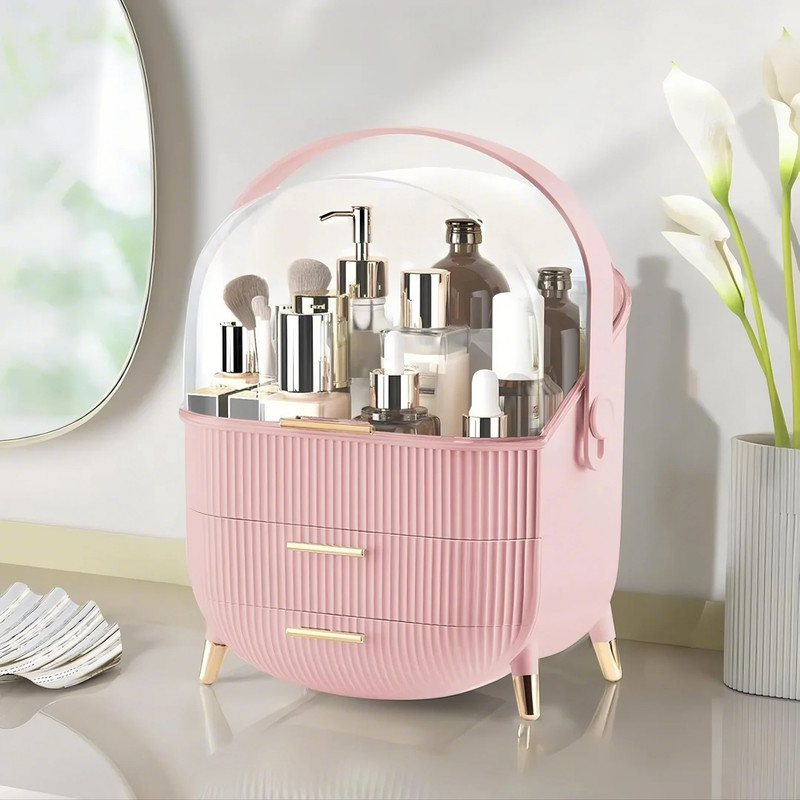 NETTLIFE Opbevaringsæske til makeup og smykker: Med justerbare skillevægge til neglelak og kosmetik