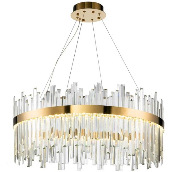 TOOLIGHT hængende loftlampe APP1515-CP60 Børstet guld 60x60x90cm