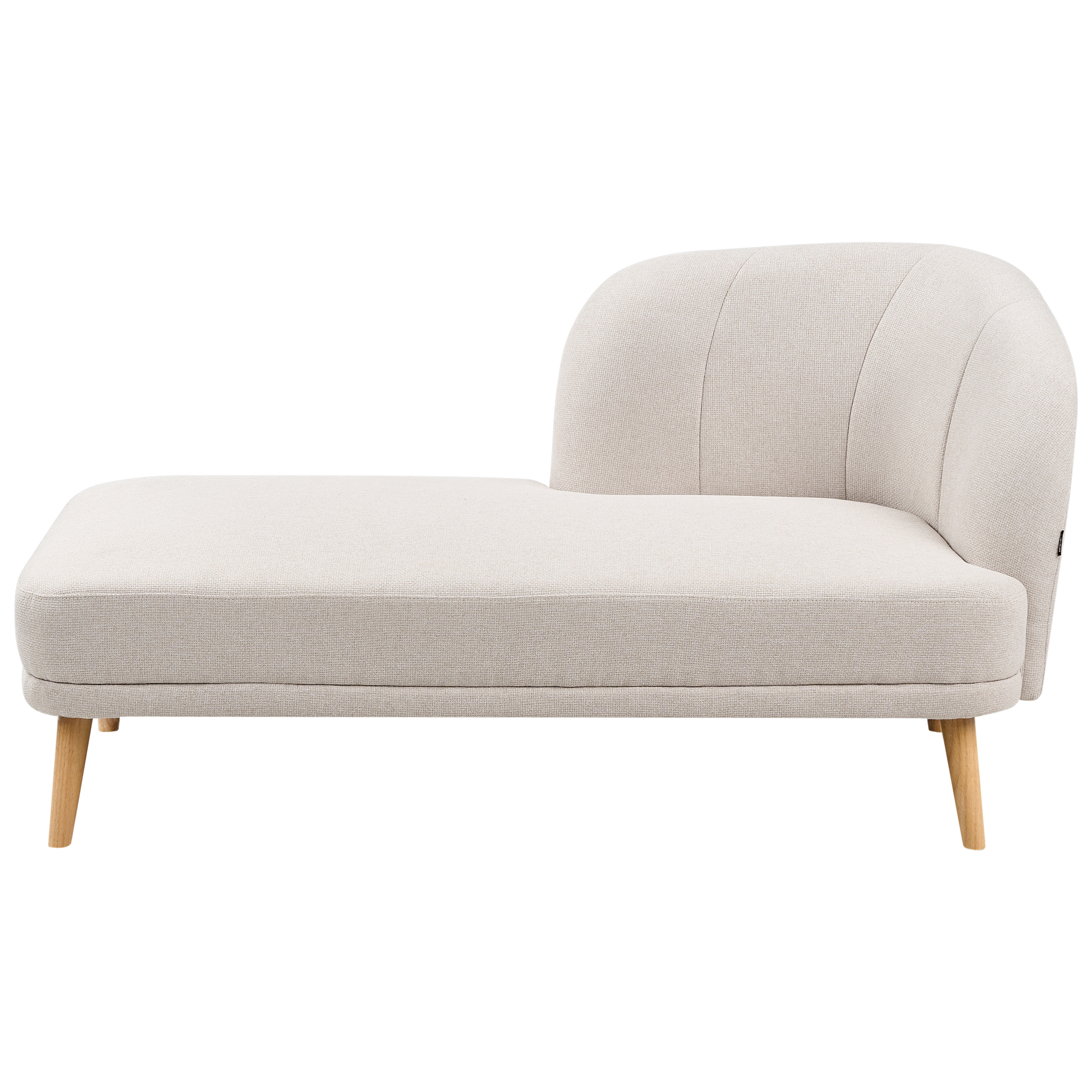 Højrevendt chaiselong TANLAY Lys Beige