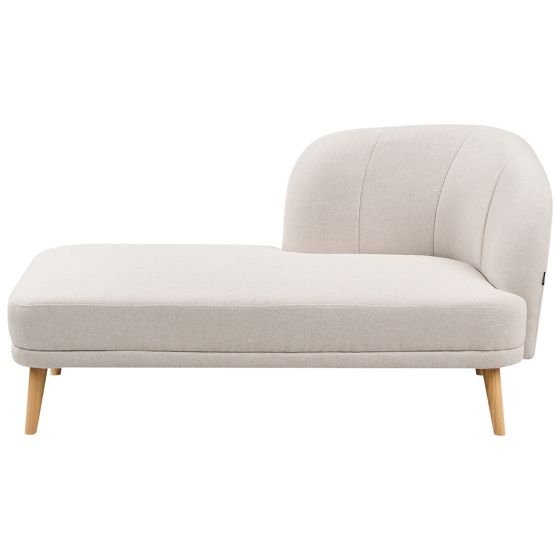 Højrevendt chaiselong TANLAY Lys Beige