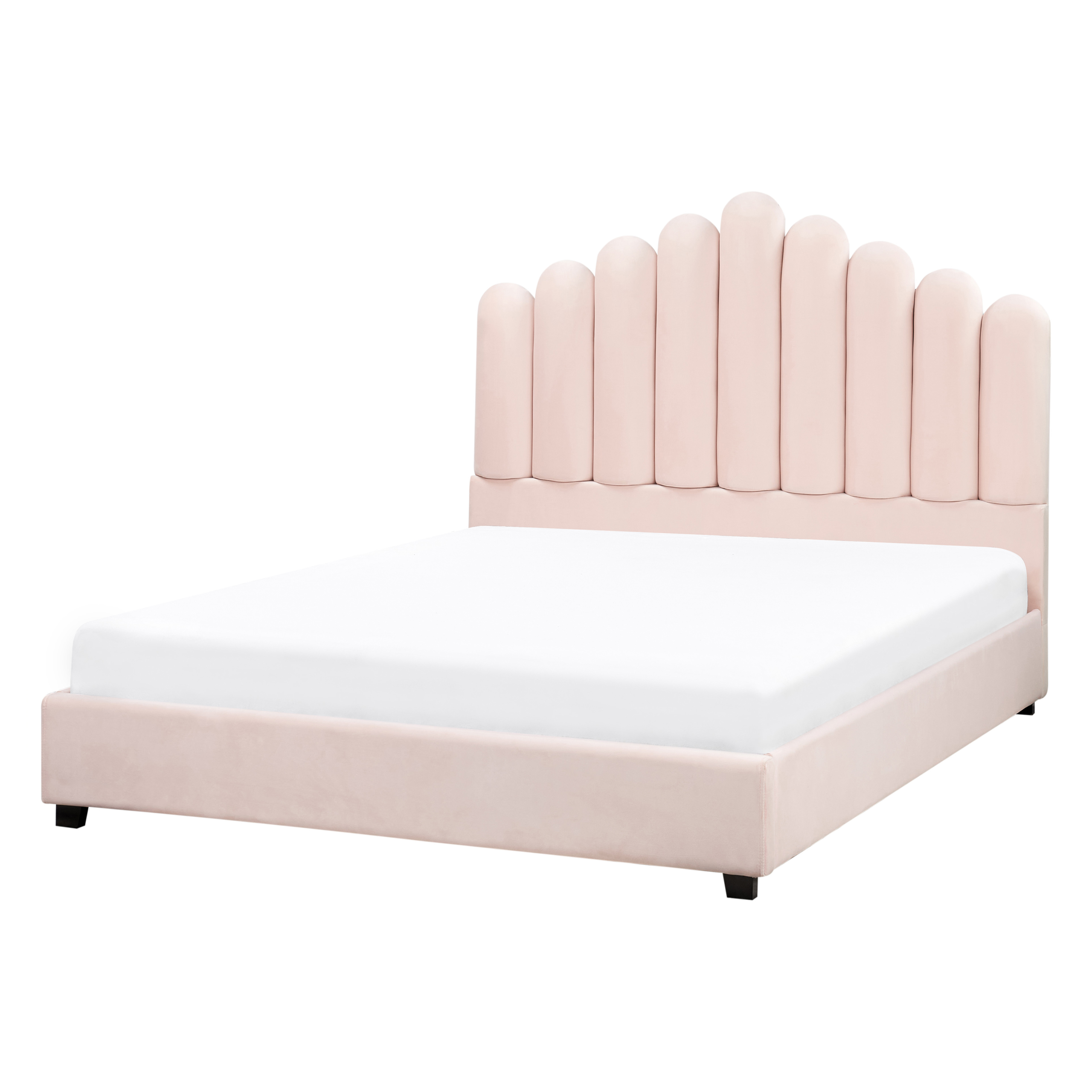 Seng Velour VINCENNES 140 x 200 cm Pastellrosa