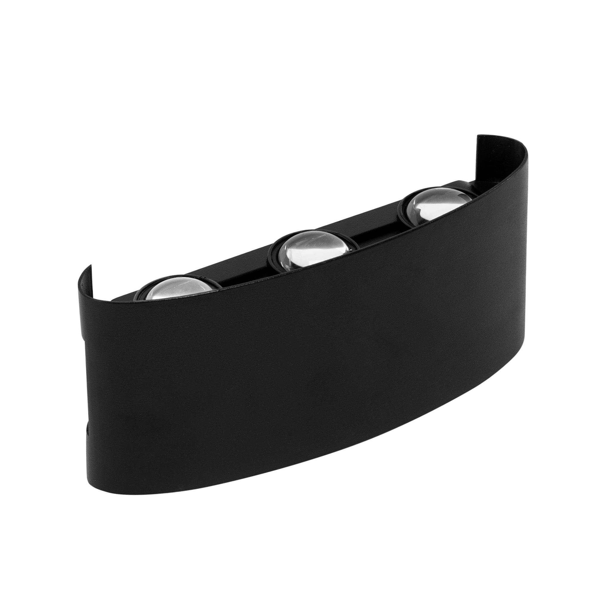 TOOLIGHT facadelampe JNH040-6G sort, 4x16,8x7,9cm