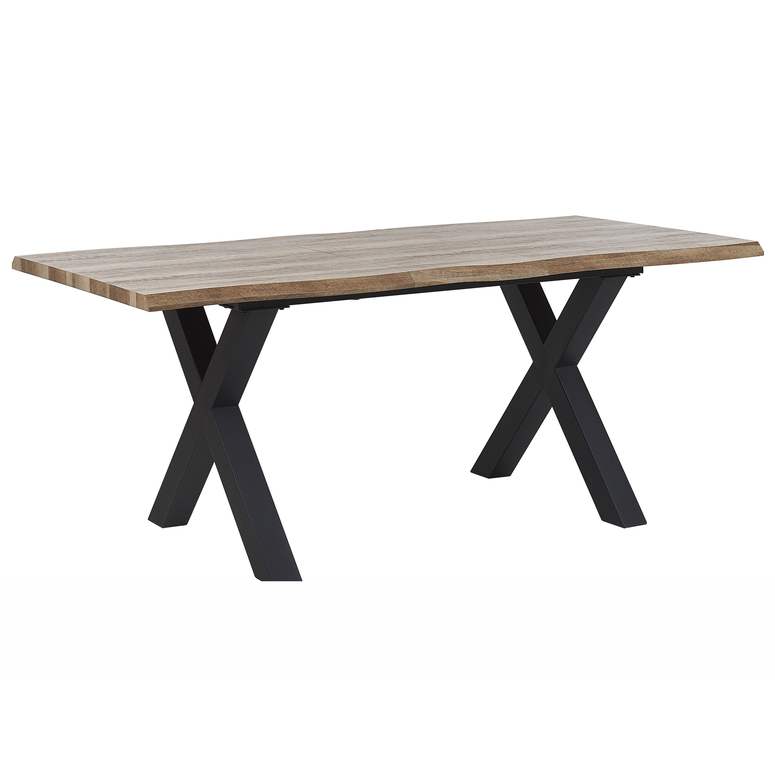 Spisebord med udtræk BRONSON Mørkebrun 140/180 cm 90 cm